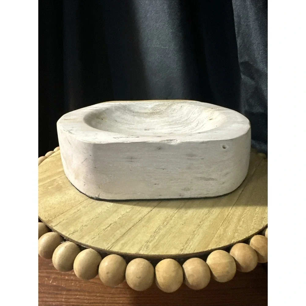 Petrified Wood Bowl Rustic Decor 8.5lbs  Amazing Statement Dish
